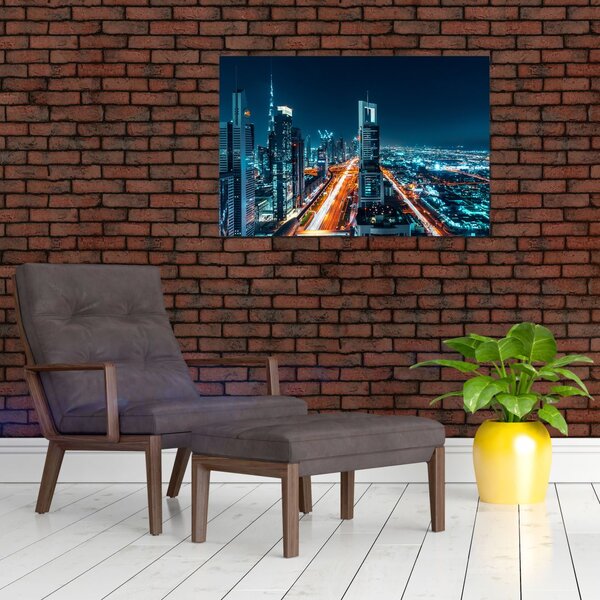 Slika - Dubai noću (90x60 cm)