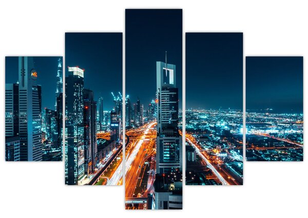 Slika - Dubai noću (150x105 cm)