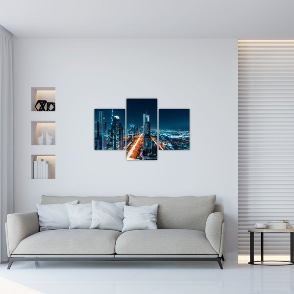 Slika - Dubai noću (90x60 cm)
