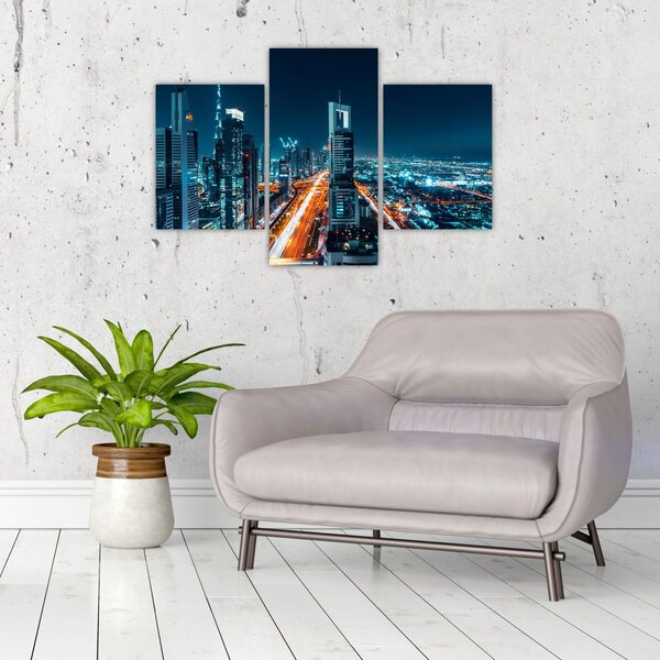 Slika - Dubai noću (90x60 cm)
