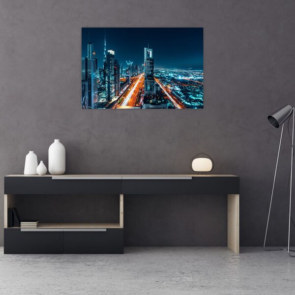 Slika - Dubai noću (90x60 cm)