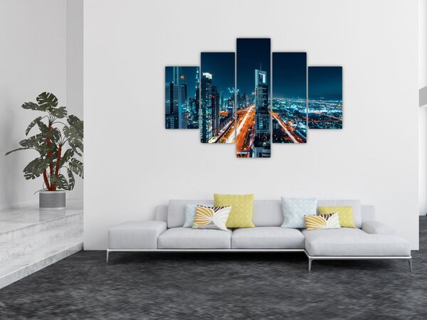 Slika - Dubai noću (150x105 cm)