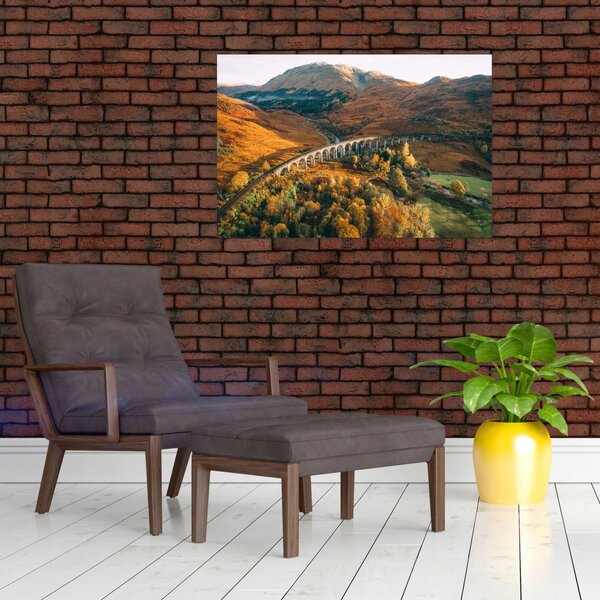 Slika mosta u škotskoj dolini (90x60 cm)