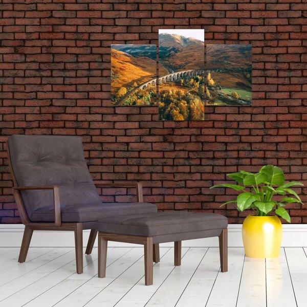 Slika mosta u škotskoj dolini (90x60 cm)