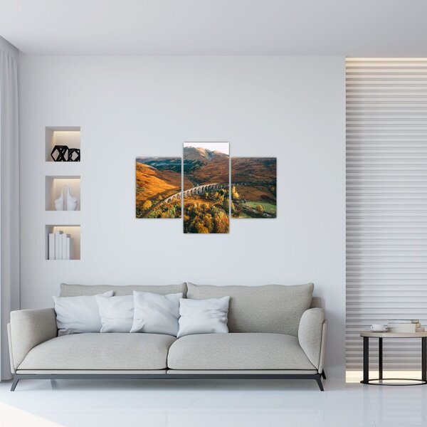 Slika mosta u škotskoj dolini (90x60 cm)