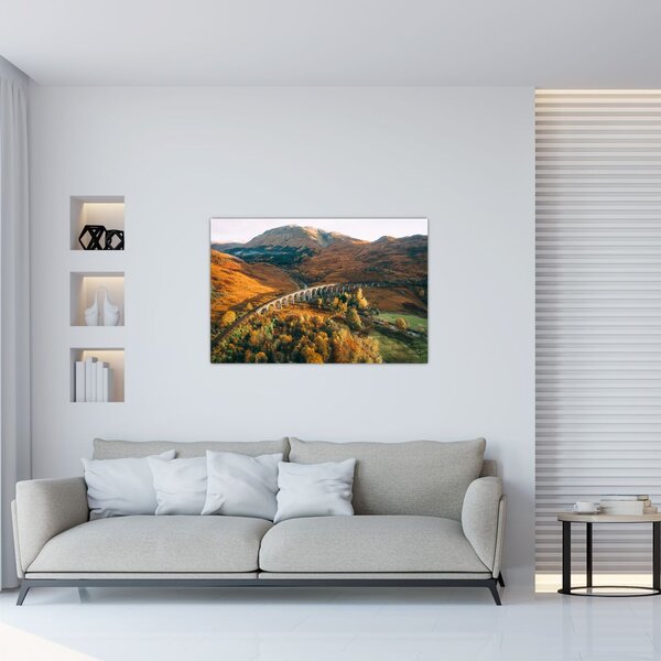 Slika mosta u škotskoj dolini (90x60 cm)