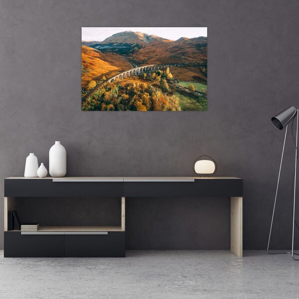 Slika mosta u škotskoj dolini (90x60 cm)