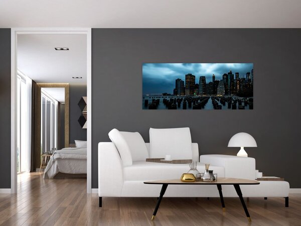 Slika - Pogled na nebodere u New Yorku (120x50 cm)