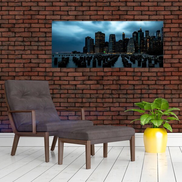 Slika - Pogled na nebodere u New Yorku (120x50 cm)