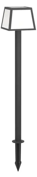 VANJSKA SOLARNA STAJAĆA LAMPA 1xLED 7,5W, V-1060, SENZOR, CRNO/BIJELA ALTILIA 901075
