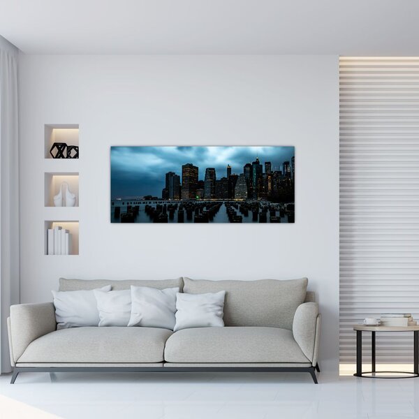 Slika - Pogled na nebodere u New Yorku (120x50 cm)