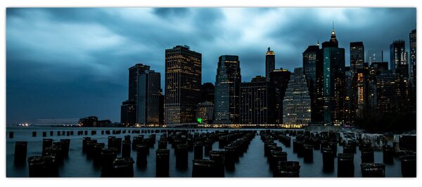 Slika - Pogled na nebodere u New Yorku (120x50 cm)