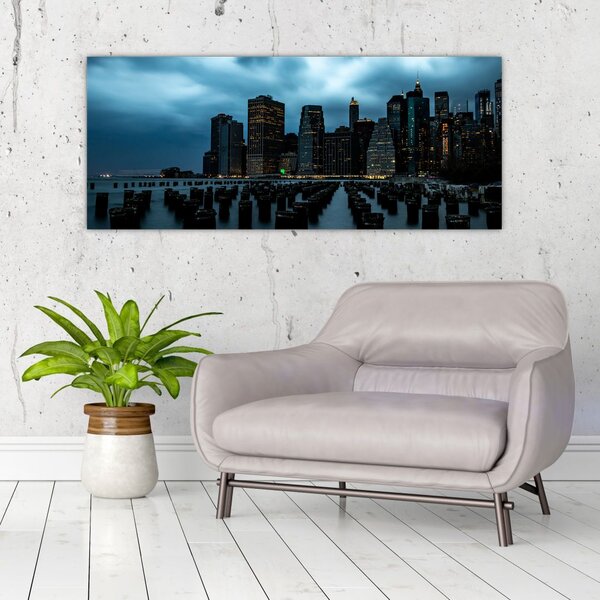 Slika - Pogled na nebodere u New Yorku (120x50 cm)