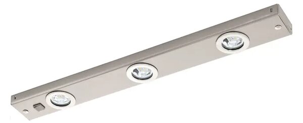 KUHINJSKA PODELEMENTNA LAMPA LED 3X2,3W, 780lm, ČELIK/NIKL MAT KOB 1 93707