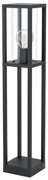 VANJSKA STAJAĆA LAMPA 1xE27 40W, V-795, IP44, LIJEVANI ALUMINIJ/STAKLO/CRNO CASC 98715