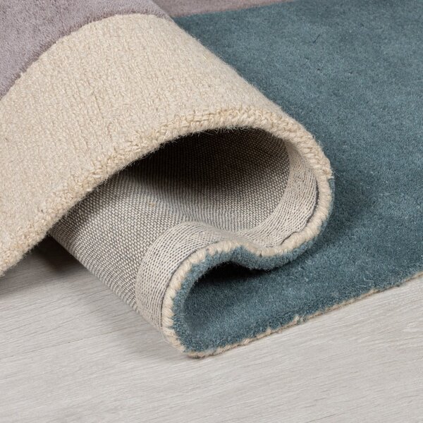 Plavo-bež vuneni tepih 170x120 cm Glow - Flair Rugs