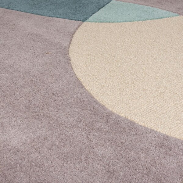 Plavo-bež vuneni tepih 170x120 cm Glow - Flair Rugs
