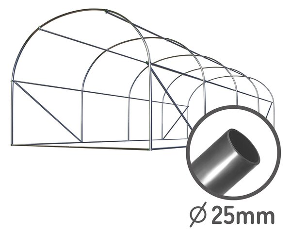 Vrtni plastenik 2x4,5m (9m2) - Plonos