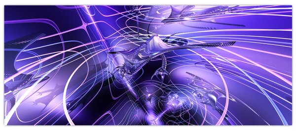 Slika tehničke apstrakcije (120x50 cm)