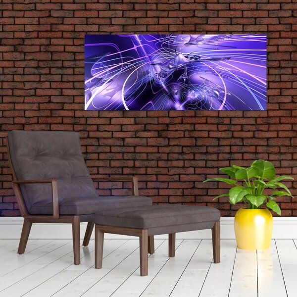 Slika tehničke apstrakcije (120x50 cm)
