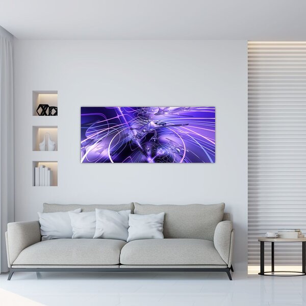 Slika tehničke apstrakcije (120x50 cm)