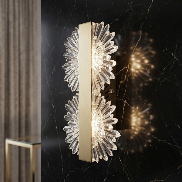 ZIDNA LED SVJETILJKA G147-2W GOLD BRUSH