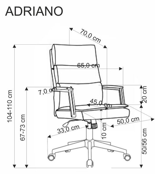 Zondo.hr Uredska fotelja Adrianna (bež). 1092604