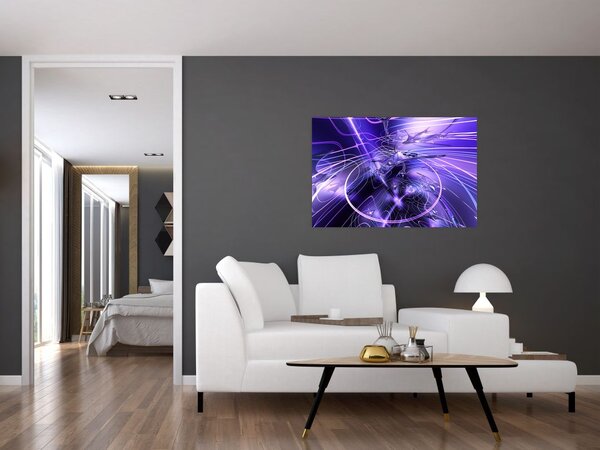 Slika tehničke apstrakcije (90x60 cm)