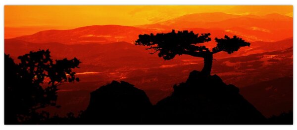 Slika - Zalazak sunca (120x50 cm)