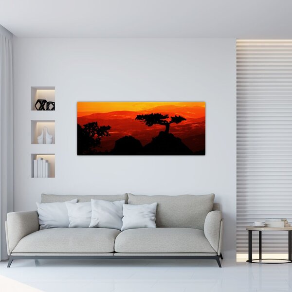 Slika - Zalazak sunca (120x50 cm)