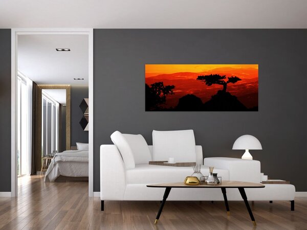 Slika - Zalazak sunca (120x50 cm)