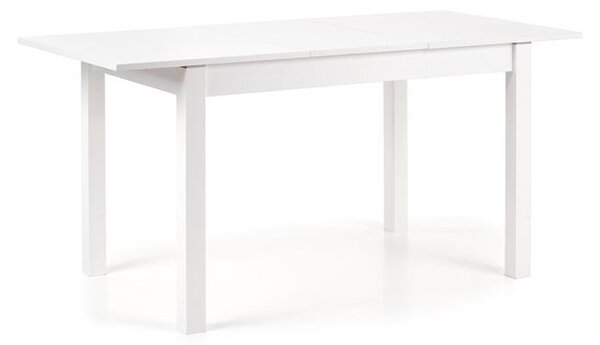 Blagovaonski stol na razvlačenje 118-158 cm Mauric (bijela) (za 4 do 6 osoba)