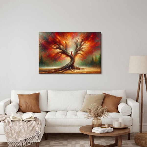 Slika jesensko drvo života u sjaju