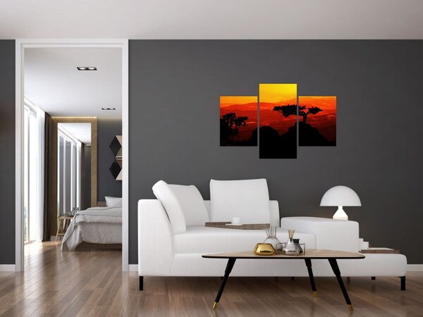 Slika - Zalazak sunca (90x60 cm)