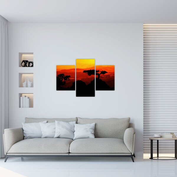Slika - Zalazak sunca (90x60 cm)