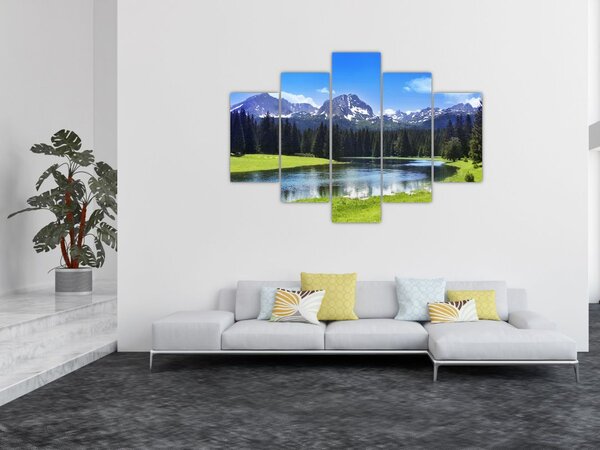 Slika - Snježni planinski vrhovi (150x105 cm)
