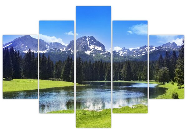 Slika - Snježni planinski vrhovi (150x105 cm)