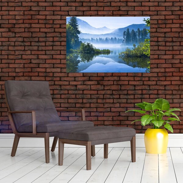 Slika planinskog jezera (90x60 cm)