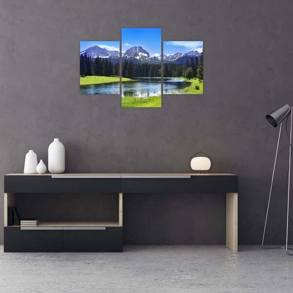 Slika - Snježni planinski vrhovi (90x60 cm)