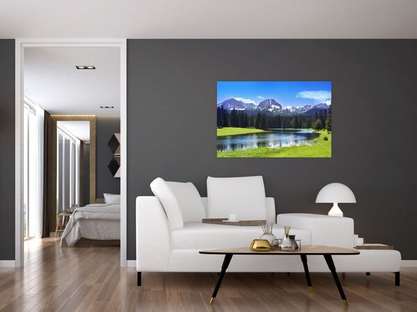 Slika - Snježni planinski vrhovi (90x60 cm)