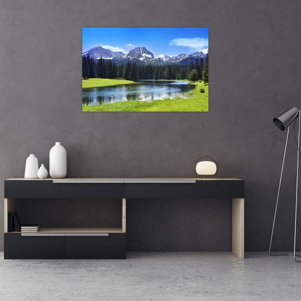 Slika - Snježni planinski vrhovi (90x60 cm)