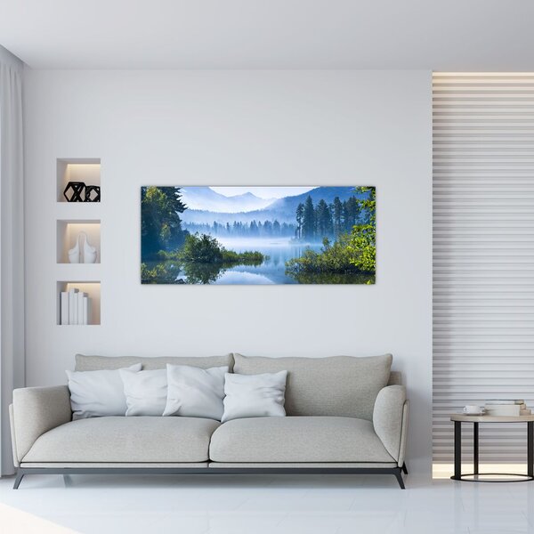 Slika planinskog jezera (120x50 cm)