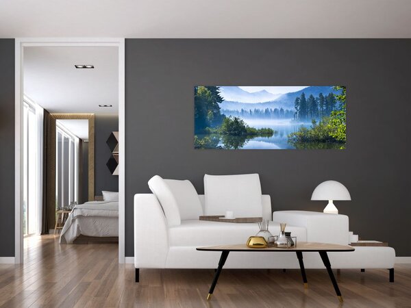 Slika planinskog jezera (120x50 cm)