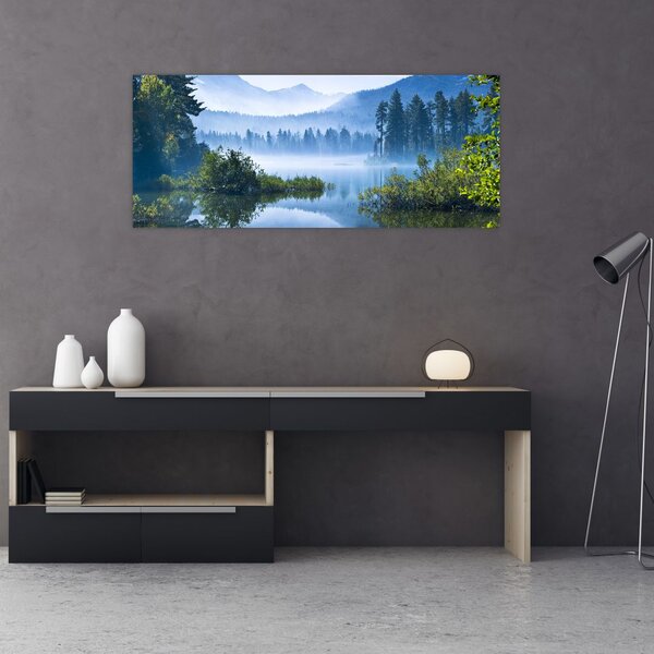 Slika planinskog jezera (120x50 cm)