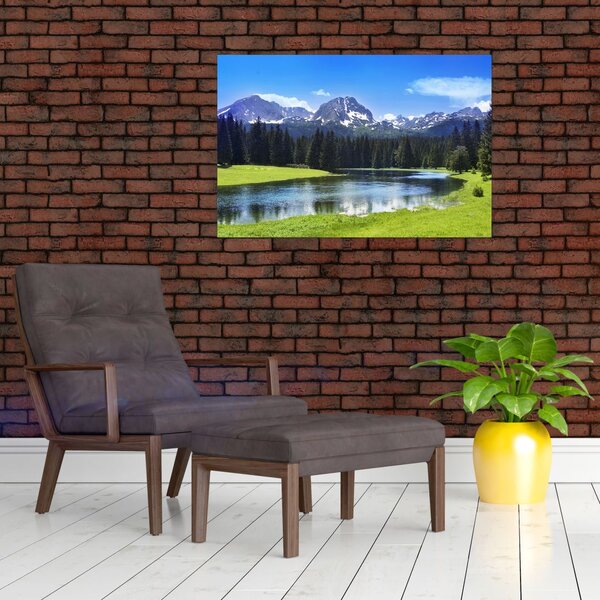 Slika - Snježni planinski vrhovi (90x60 cm)