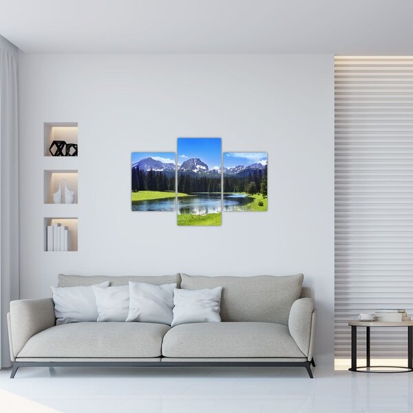 Slika - Snježni planinski vrhovi (90x60 cm)