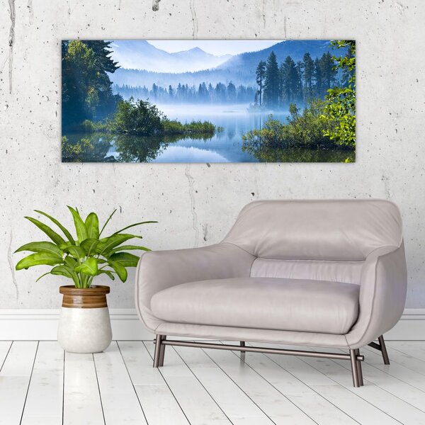 Slika planinskog jezera (120x50 cm)