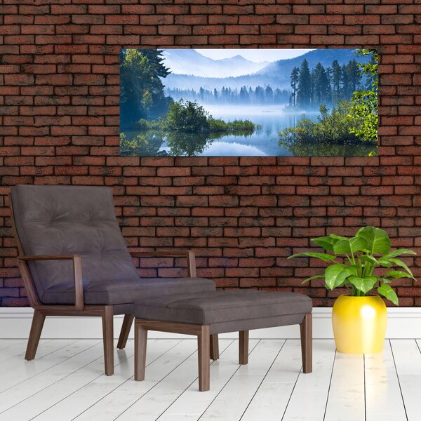 Slika planinskog jezera (120x50 cm)
