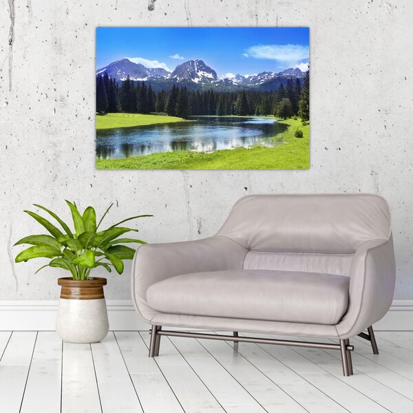 Slika - Snježni planinski vrhovi (90x60 cm)