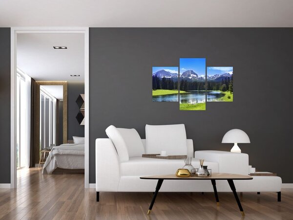 Slika - Snježni planinski vrhovi (90x60 cm)